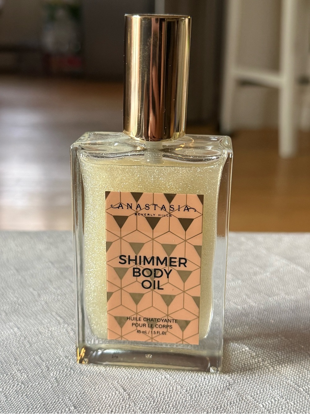 Anastasia Beverly Hills Shimmer Body Oil Gold 1.5 oz 45ml New No Box
